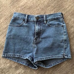 Unworn BDG dark-wash denim shorts